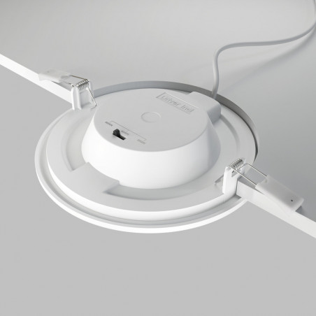 Lampa Stockton LED biała Maytoni - Downlight do łazni IP44