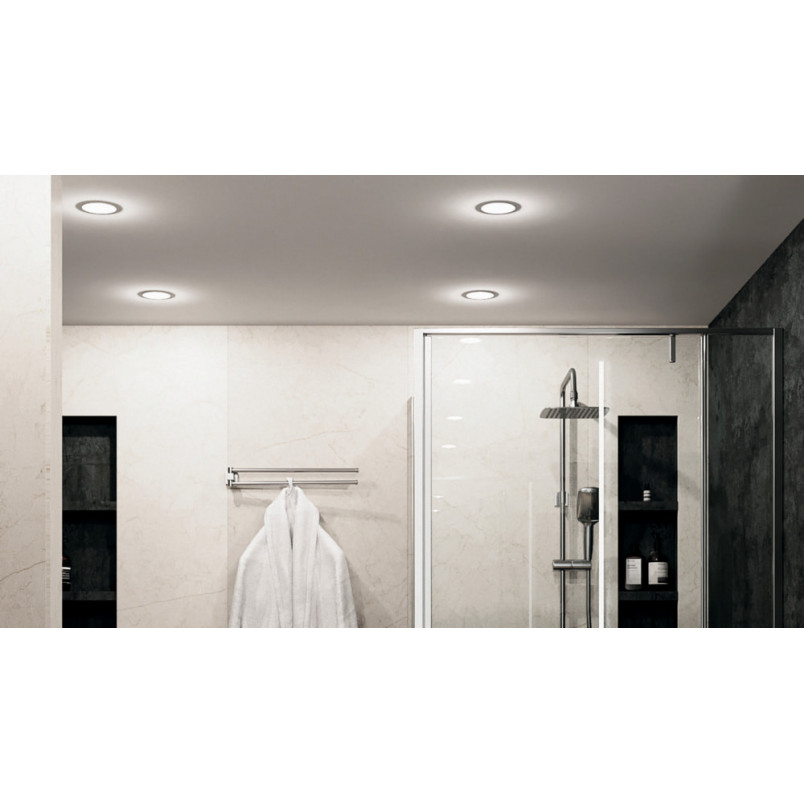 Lampa Stockton LED biała Maytoni - Downlight do łazni IP44