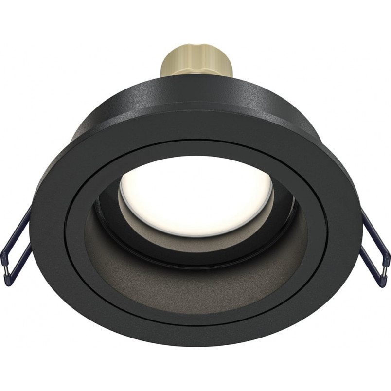 Lampa podtynkowa Atom II Maytoni - czarna, spot GU10