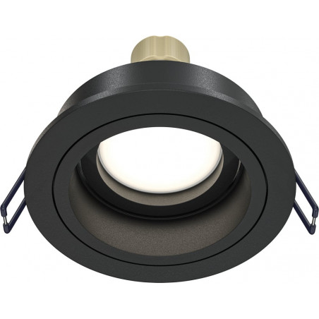 Lampa podtynkowa Atom II Maytoni - czarna, spot GU10