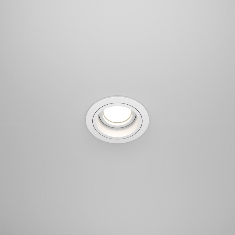 Lampa podtynkowa Maytoni Atom II - Biała, GU10 | Najlepsza cena