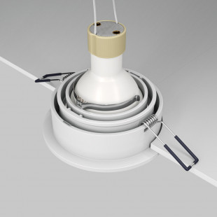 Lampa podtynkowa Maytoni Atom II - Biała, GU10 | Najlepsza cena