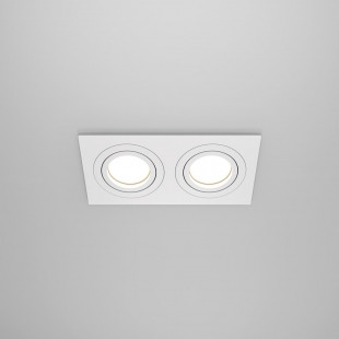 Lampa podtynkowa Atom 2xGU10 biała Maytoni | Sklep z oświetleniem