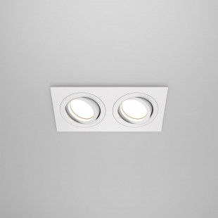 Lampa podtynkowa Atom 2xGU10 biała Maytoni | Sklep z oświetleniem