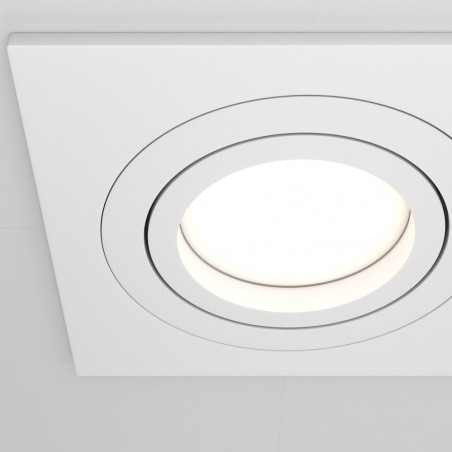 Lampa podtynkowa Atom 2xGU10 biała Maytoni | Sklep z oświetleniem
