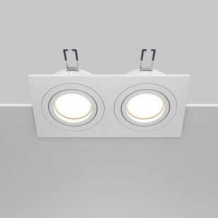 Lampa podtynkowa Atom 2xGU10 biała Maytoni | Sklep z oświetleniem