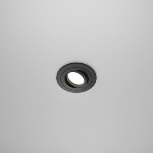 Lampa podtynkowa Atom Maytoni - czarny spot GU10 | Sklep