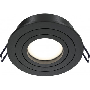 Lampa podtynkowa Atom Maytoni - czarny spot GU10 | Sklep