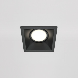 Lampa podtynkowa Maytoni Dot GU10 - czarna, kwadratowa