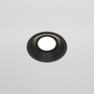 Lampa podtynkowa Dot GU10 czarna Maytoni | Downlight spot