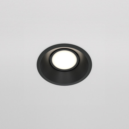 Lampa podtynkowa Dot GU10 czarna Maytoni | Downlight spot