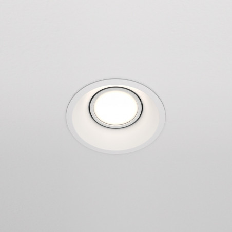 Lampa podtynkowa Dot Maytoni - nowoczesny design, biały kolor