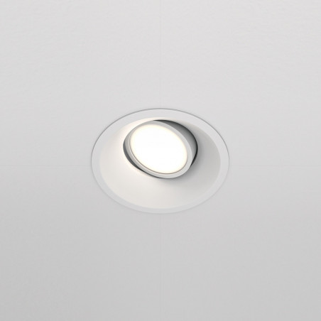 Lampa podtynkowa Dot Maytoni - nowoczesny design, biały kolor