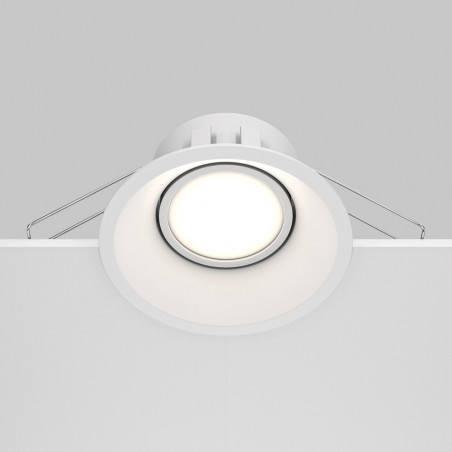 Lampa podtynkowa Dot Maytoni - nowoczesny design, biały kolor