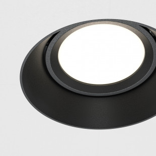 Lampa spot okrągła Dot GU10 czarna Maytoni - Sklep z lampami
