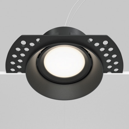 Lampa spot okrągła Dot GU10 czarna Maytoni - Sklep z lampami