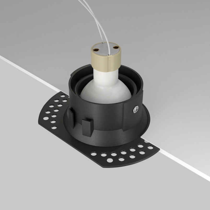 Lampa spot okrągła Dot GU10 czarna Maytoni - Sklep z lampami