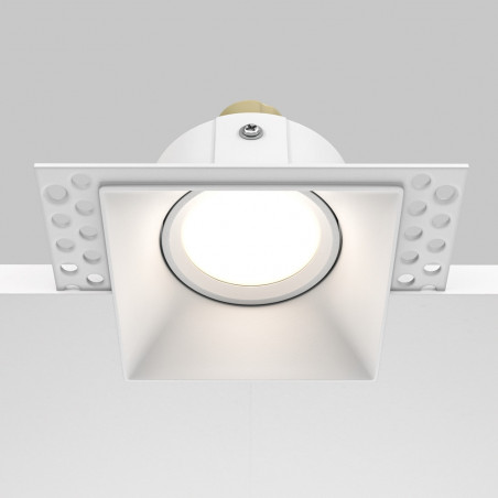 Lampa Spot Kwadratowa Dot GU10 Biała Maytoni - Sklep z Oświetleniem