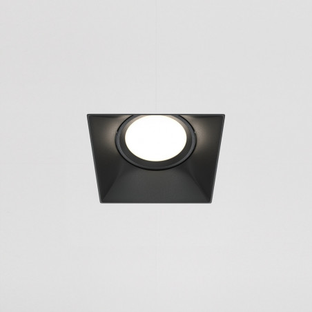 Lampa Spot Kwadratowa Dot GU10 Czarna Maytoni - Sklep z Oświetleniem