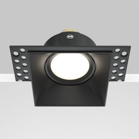Lampa Spot Kwadratowa Dot GU10 Czarna Maytoni - Sklep z Oświetleniem