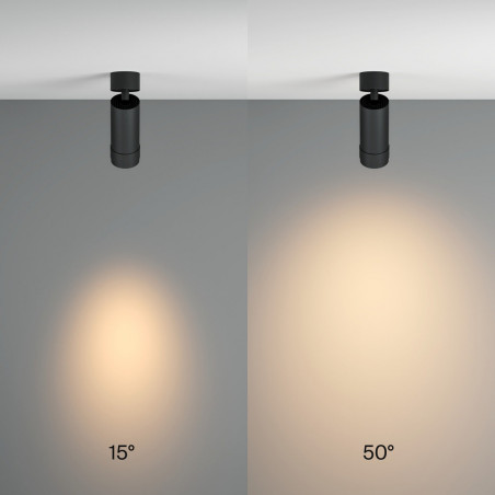 Reflektor sufitowy Focus Zoom LED Maytoni - Oświetlenie czarne