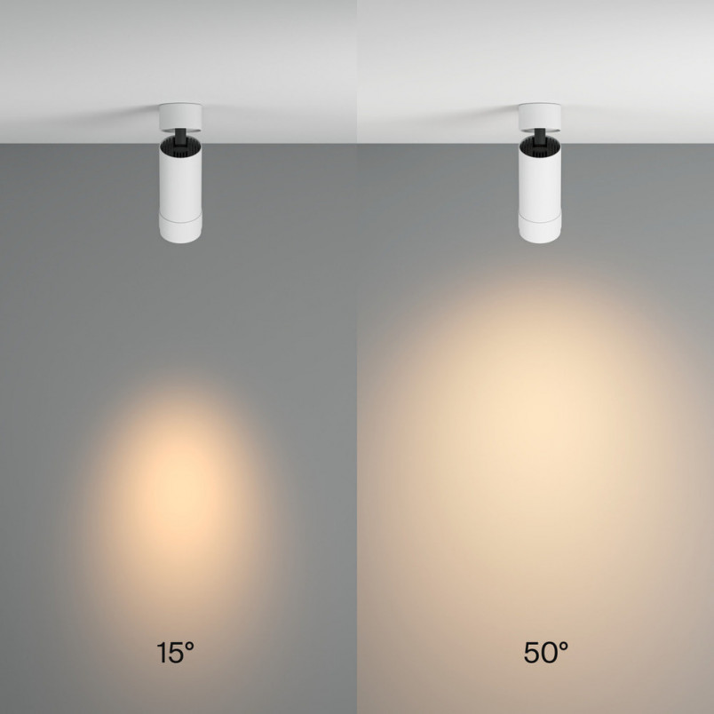 Reflektor sufitowy Focus Zoom LED biały Maytoni - Odkryj oszczędność!