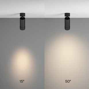 Reflektor sufitowy Focus Zoom LED Maytoni - 12W, 4000K - Czarny