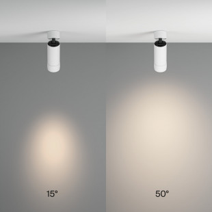 Reflektor sufitowy Focus Zoom LED - Maytoni | 12W | Biały