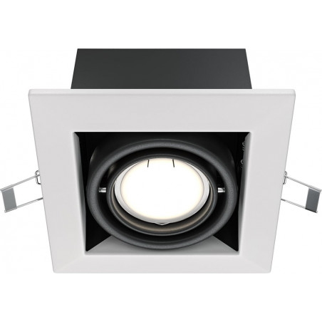 Lampa spot Maytoni Modern - biało-czarna, GU10 | Sklep z oświetleniem