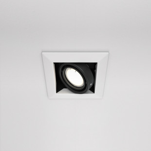 Lampa spot Maytoni Modern - biało-czarna, GU10 | Sklep z oświetleniem
