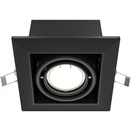 Lampa spot podtynkowa Maytoni - Metal Modern, czarna | Sklep z oświetleniem