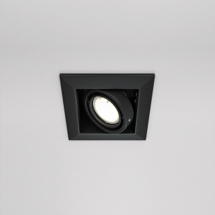 Lampa spot podtynkowa Maytoni - Metal Modern, czarna | Sklep z oświetleniem