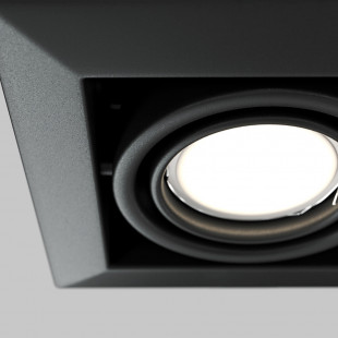 Lampa spot podtynkowa Maytoni - Metal Modern, czarna | Sklep z oświetleniem