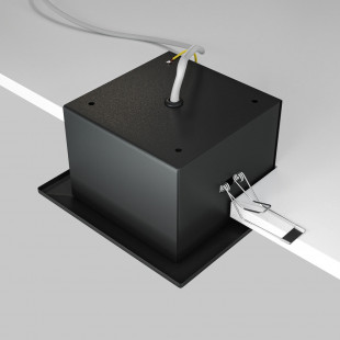 Lampa spot podtynkowa Maytoni - Metal Modern, czarna | Sklep z oświetleniem