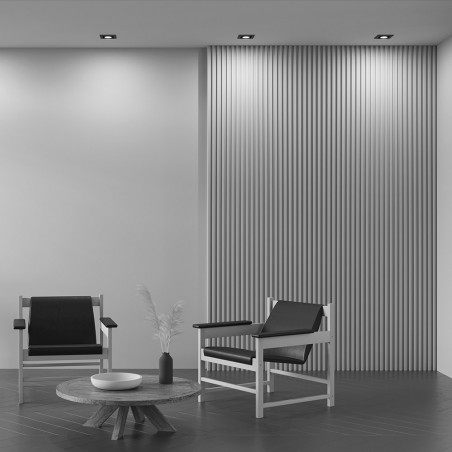 Lampa spot podtynkowa Maytoni - Metal Modern, czarna | Sklep z oświetleniem
