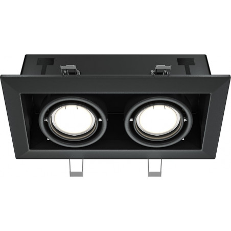 Lampa spot Maytoni Metal Modern II - Czarna, GU10 | Sklep z lampami