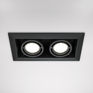 Lampa spot Maytoni Metal Modern II - Czarna, GU10 | Sklep z lampami