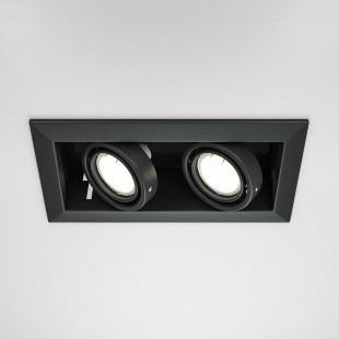 Lampa spot Maytoni Metal Modern II - Czarna, GU10 | Sklep z lampami