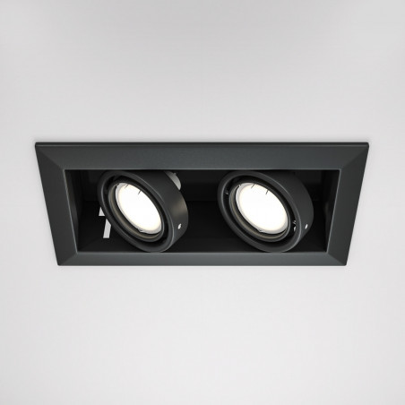 Lampa spot Maytoni Metal Modern II - Czarna, GU10 | Sklep z lampami