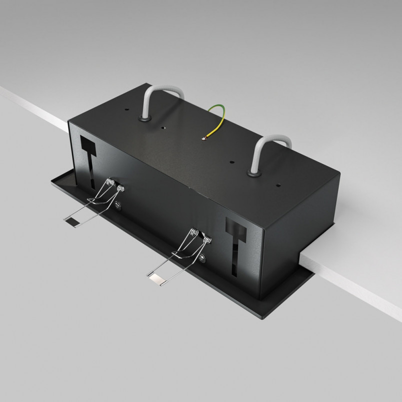 Lampa spot Maytoni Metal Modern II - Czarna, GU10 | Sklep z lampami