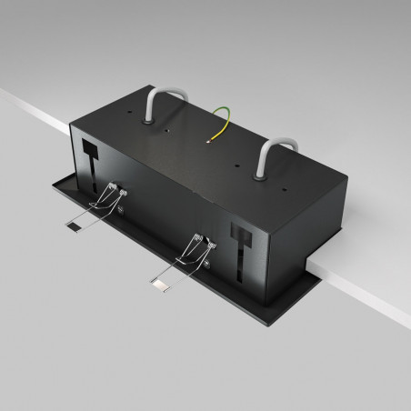 Lampa spot Maytoni Metal Modern II - Czarna, GU10 | Sklep z lampami