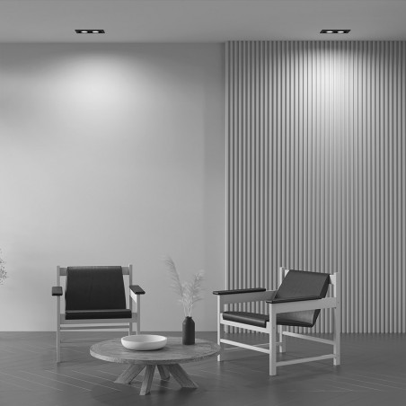 Lampa spot Maytoni Metal Modern II - Czarna, GU10 | Sklep z lampami