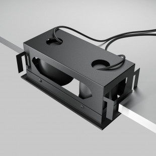 Lampa spot podtynkowa Maytoni Metal Modern II LED - Czarna