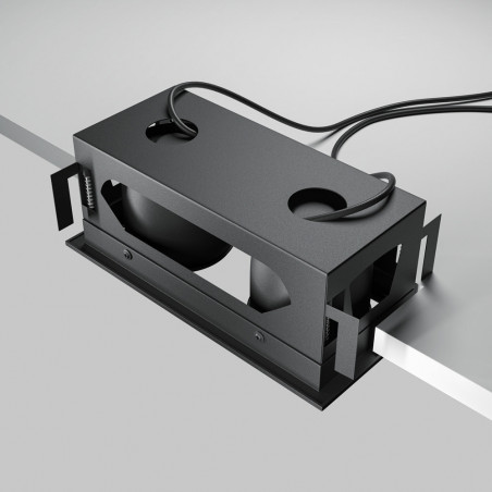 Lampa spot podtynkowa Maytoni Metal Modern II LED - Czarna