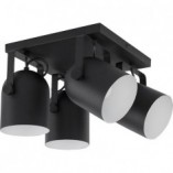 Plafon sufitowy 4-punktowy Spectra IV czarny | TK Lighting