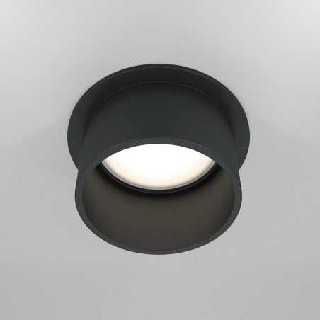 Lampa podtynkowa Reif II Maytoni - czarna, GU10 - Sklep z oświetleniem