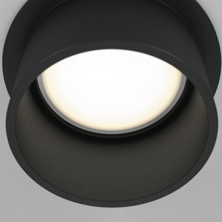 Lampa podtynkowa Reif II Maytoni - czarna, GU10 - Sklep z oświetleniem