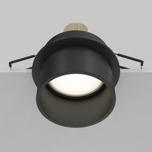 Lampa podtynkowa Reif II Maytoni - czarna, GU10 - Sklep z oświetleniem