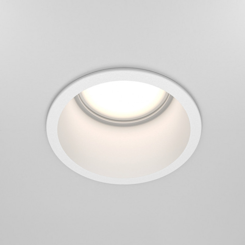 Lampa podtynkowa Maytoni Reif GU10 - Biała | Sklep z oświetleniem