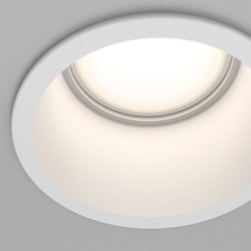 Lampa podtynkowa Maytoni Reif GU10 - Biała | Sklep z oświetleniem